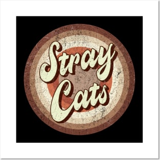 Vintage brown exclusive - stray cats Posters and Art